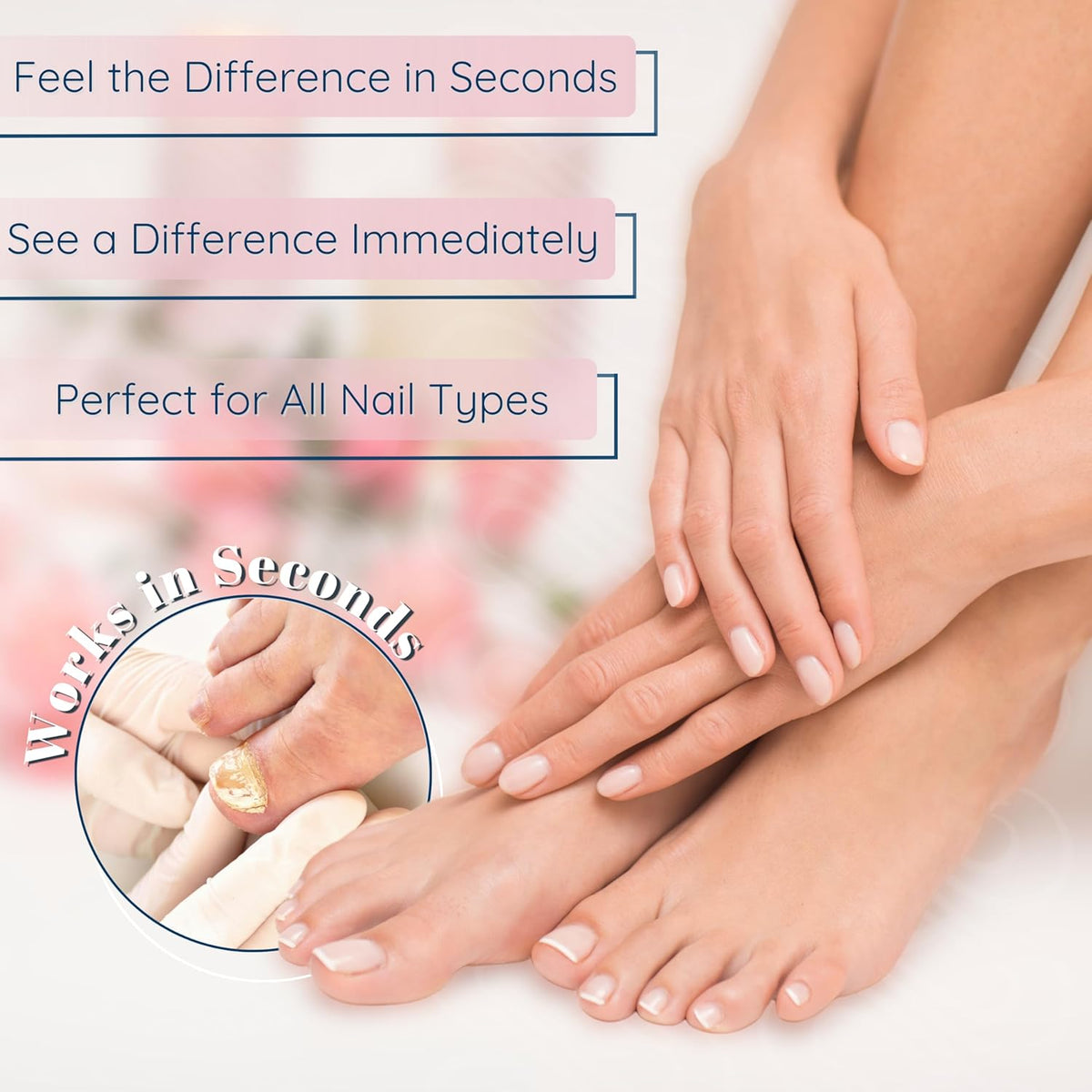 Thymolize Nail Repair & Whitener for Damaged, Yellow & Ingrown Toenails | Thick & Weak Nail Treatment Kit