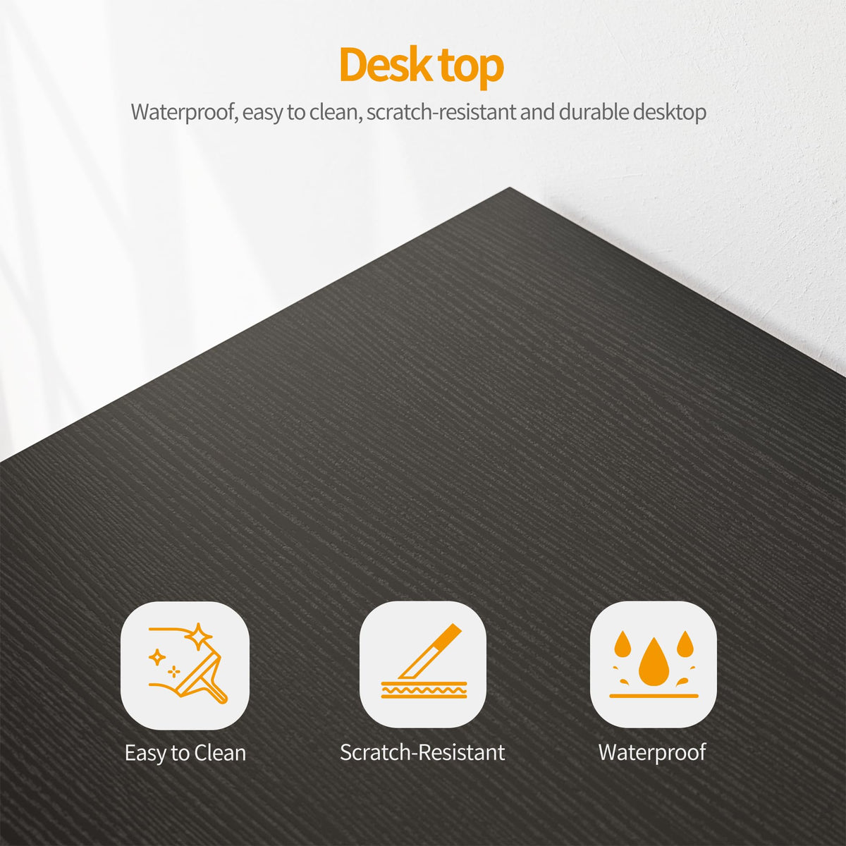 CubiCubi L Shaped Gaming Desk, 47 Inch Computer Desk with Monitor Stand, PC Gaming Desk, Corner Desk Table for Home Office Sturdy Writing Workstation, Black