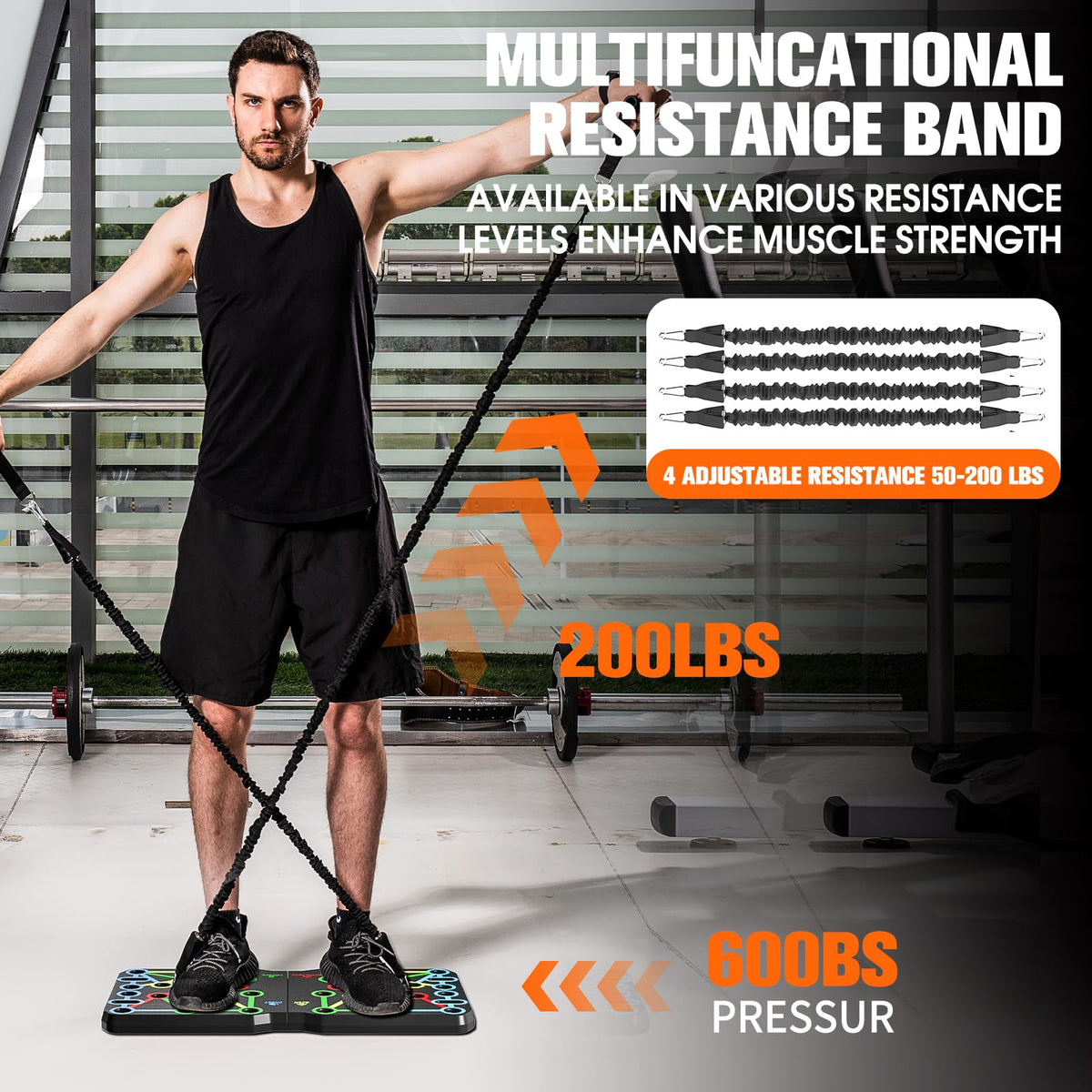 AERLANG Push Up Board, Portable 30-in-2 Workout Set for Push Up, Chest Fitness Equipment with Pilates Equipment & Ab Roller for Men & Women, Fat Burning Push Up Bar for Home Gym