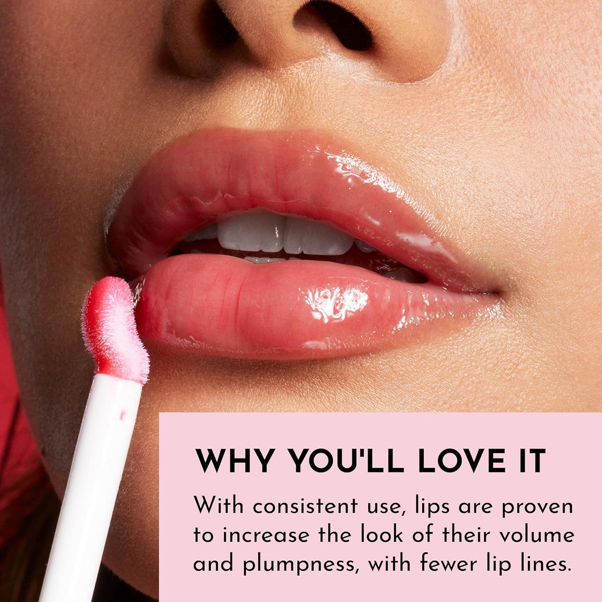 Lawless Women's Forget The Filler Lip Plumper Line Gloss - Queen Size, Cherry Vanilla, Red, 0.19 Fl Oz (Pack of 1)