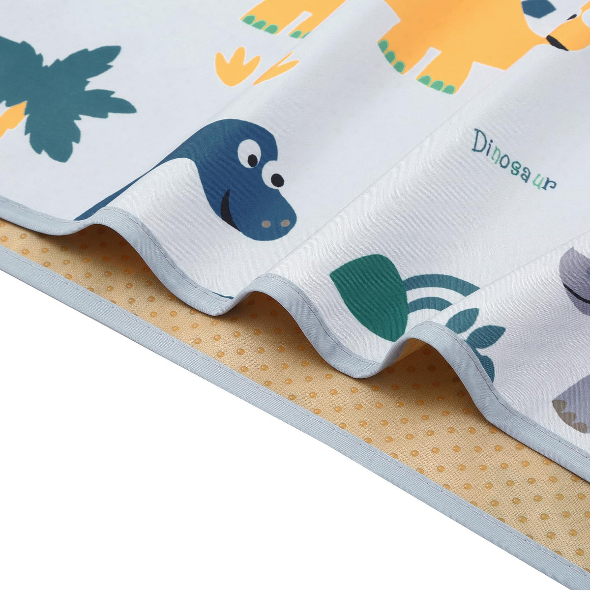 Splat Floor Mat for Under High Chair/Arts/Crafts by CLCROBD, 51" Waterproof Anti-Slip Food Splash Spill Mess Mat, Washable Portable Picnic Mat and Table Cloth