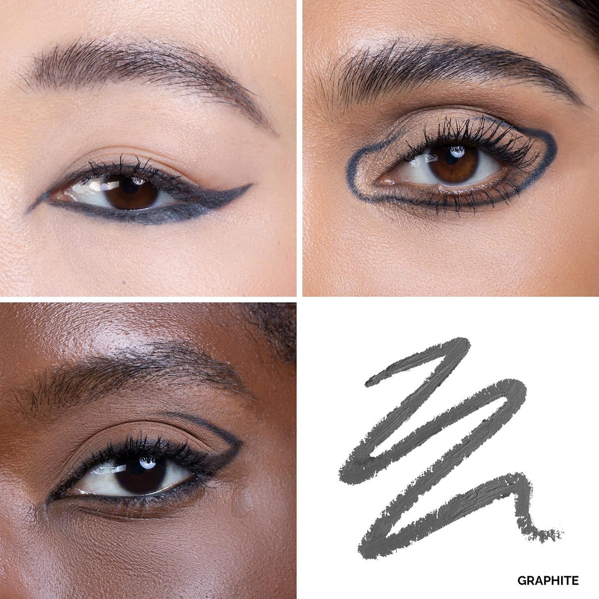 OFIR Waterproof Eye Pencil | Vegan, Cruelty-Free & Smudge-Proof | Creamy Gel Formula for Smooth Application | Long-Lasting, Full-Coverage, Precise Eyeliner Pencil (Graphite - Soft Black)