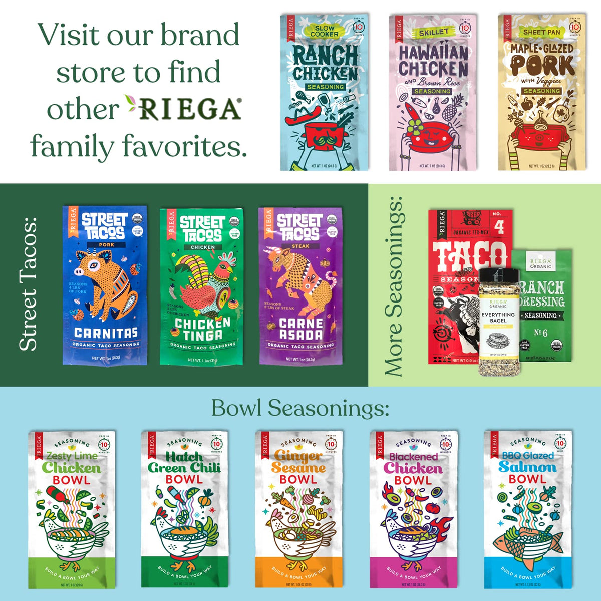 Riega Organic Garlic Seasoning Salt, Himalayan Pink Salt Perfect for Every Meal 18 Ounce (Pack of 1)