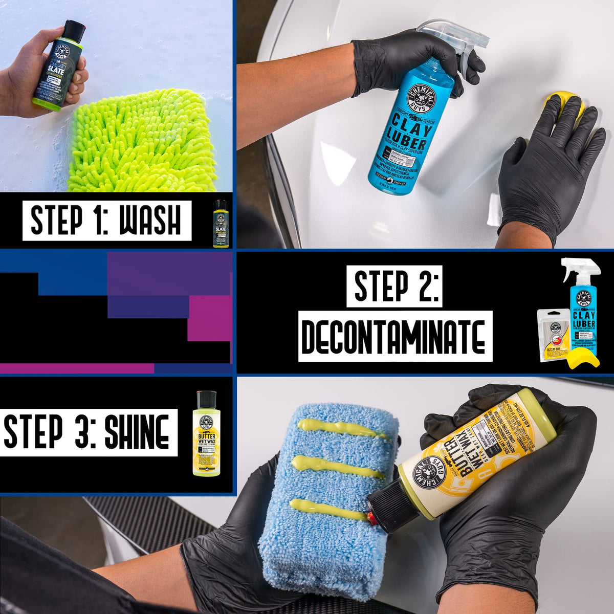 Chemical Guys CLY700 Complete Clay System (6 Items)