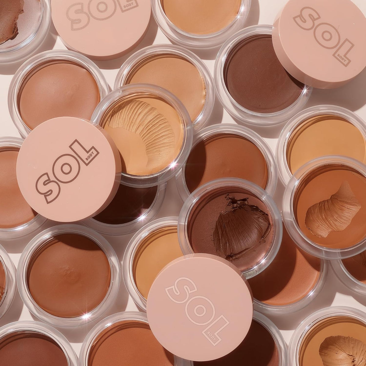 ColourPop SOL Face & Body Bronzing Balm Makeup Bronzer - Vegan, Cream Bronzer for a Natural Glow, Blurring Finish & Buildable Coverage - Glowy Summer Makeup - Medium Dark (1.1 oz)