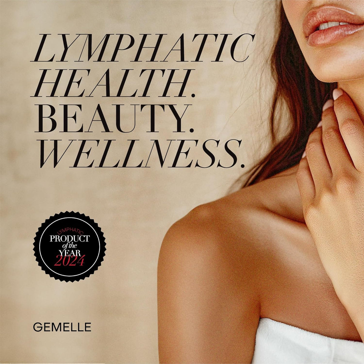 GEMELLE Lymphatic Gua Sha Breast Oil | 10x Award Winner | Lymphatic Drainage, Breast Health & Beauty | Targeted Use with Gua Sha Tool or Manual Massage | Organic, Natural, Clean Beauty - 30ml