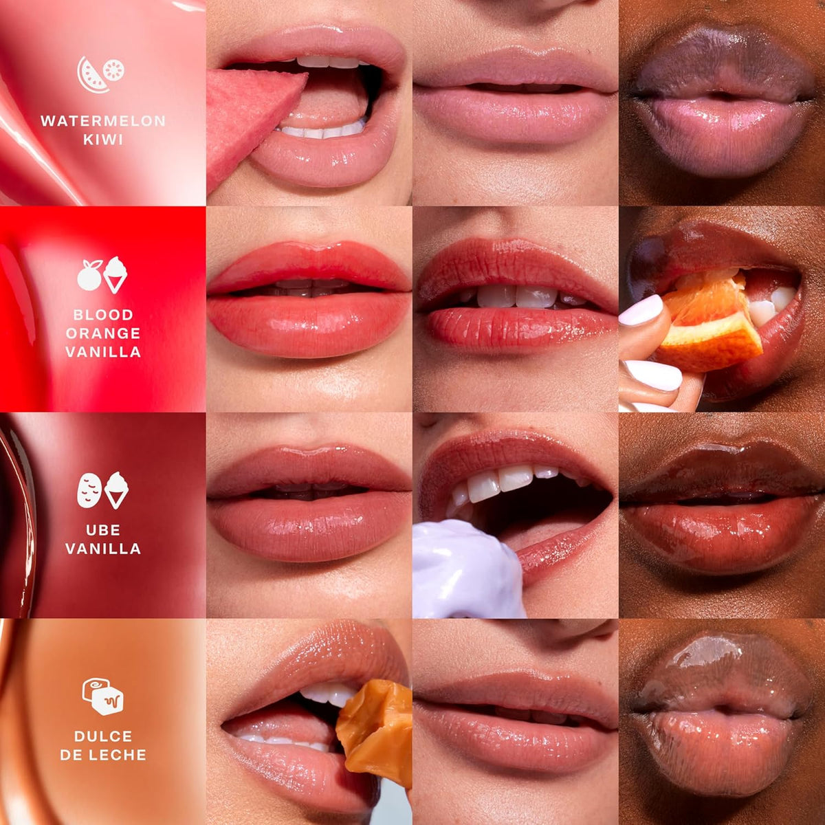 Tower 28 LipSoftie Hydrating Tinted Lip Treatment Balm, Moisturizing Lip Mask for Chapped Lips - Watermelon Kiwi Flavor, Sheer Baby Pink Gloss