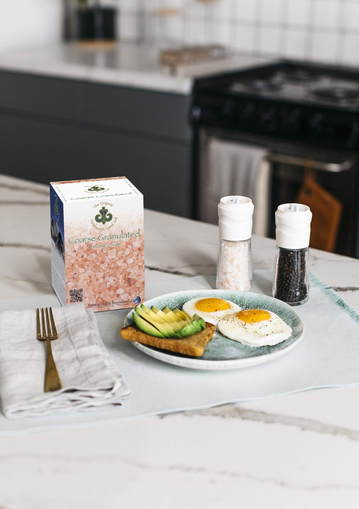 Original Himalayan Crystal Salt - Coarse Granulated - Culinary Salt for Healthy Cooking - Mineral Rich Salt with Great Flavor (3 Pack)