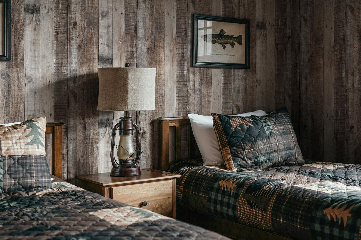 Livebor Gray Shiplap Peel and Stick Wallpaper Wood Contact Paper 17.7”x 120” Distressed Wood Wallpaper Peel and Stick Wooden Wall Gray Contact Paper Rustic Shiplap Plank for Walls and Countertops