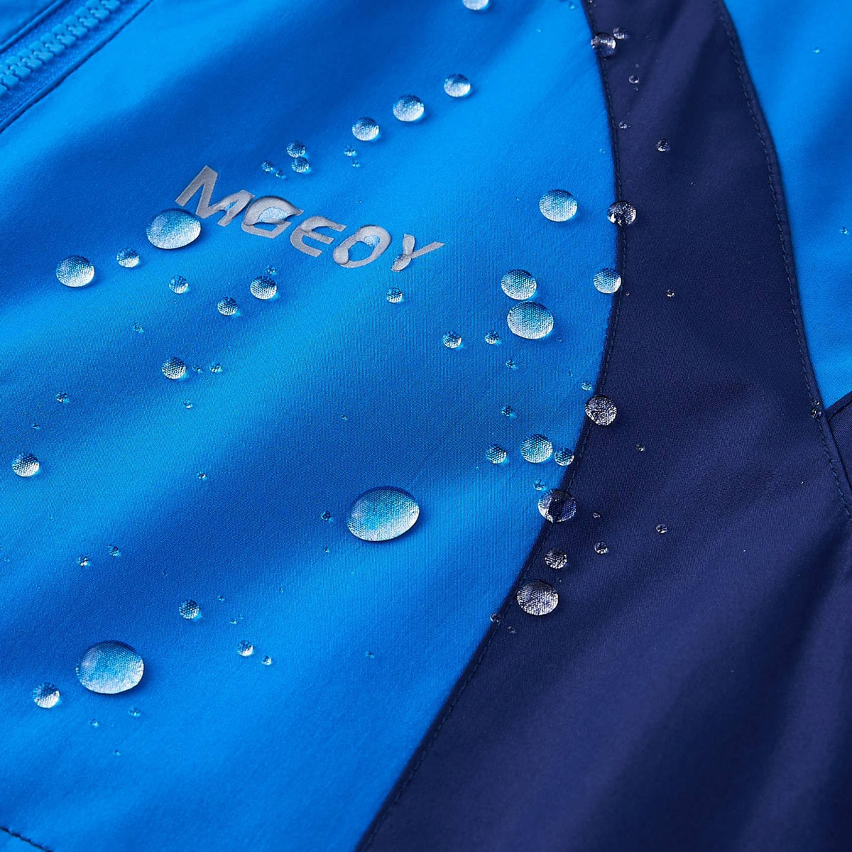 MGEOY Boys Rain Jacket Hood Lightweight Waterproof Raincoat Rain Coats for Kids Boy Navy Size 10-12
