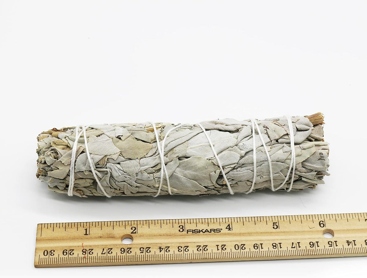 SOUL STICKS 6 Inch 3-Pack Organic California White Sage Smudge Sticks Bulk for Home Cleansing, Negative Energy Removal, Good Energy Meditation & Smudging Rituals | Pure Sage Bundles