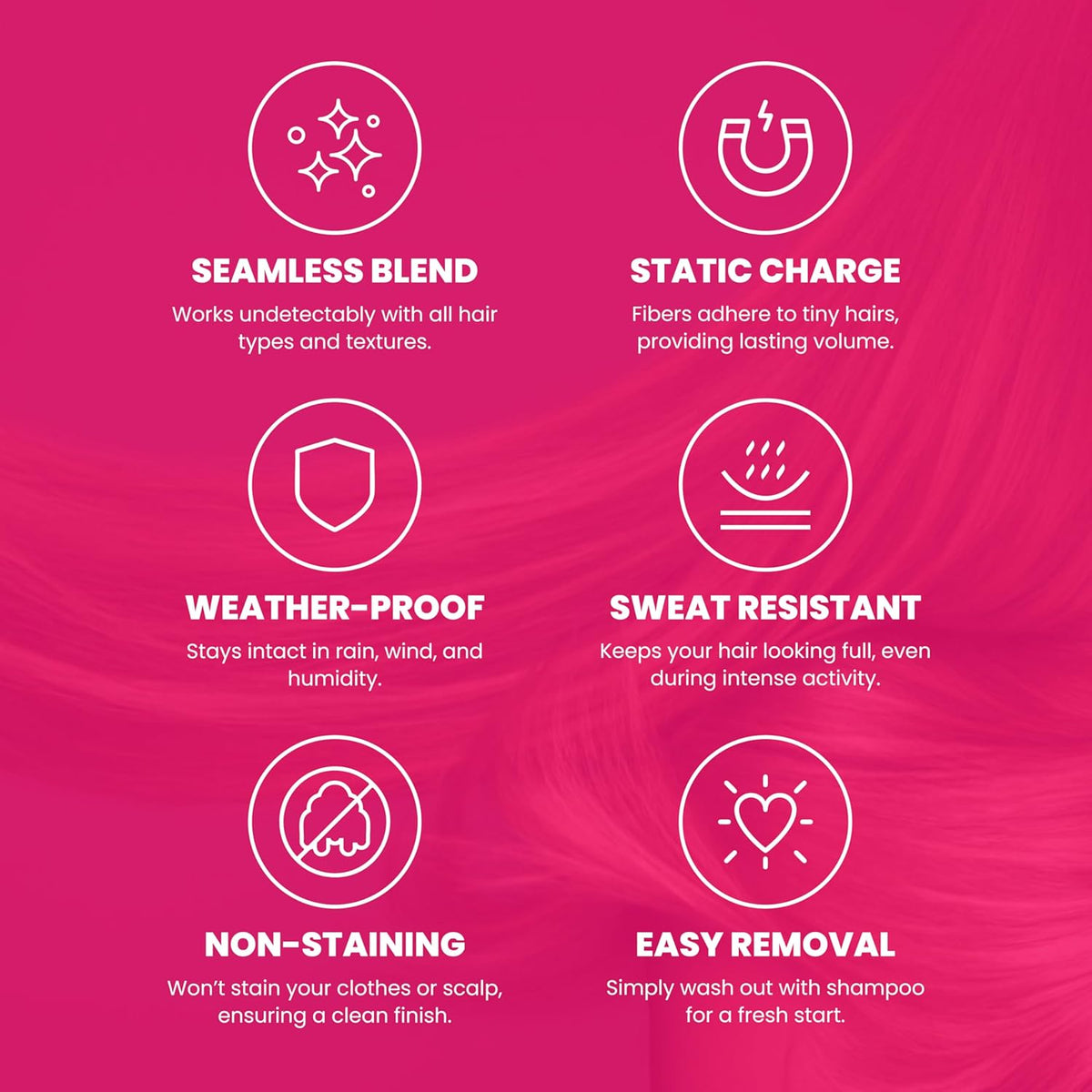 VELO Hair Building Fibers for Thinning Hair – DARK BROWN Hair Fibers for Men & Women – Covers Bald Spots, Hairline Powder, Hair Thickening Fibers – Hair Filler Powder for Fuller-Looking Hair – 30g