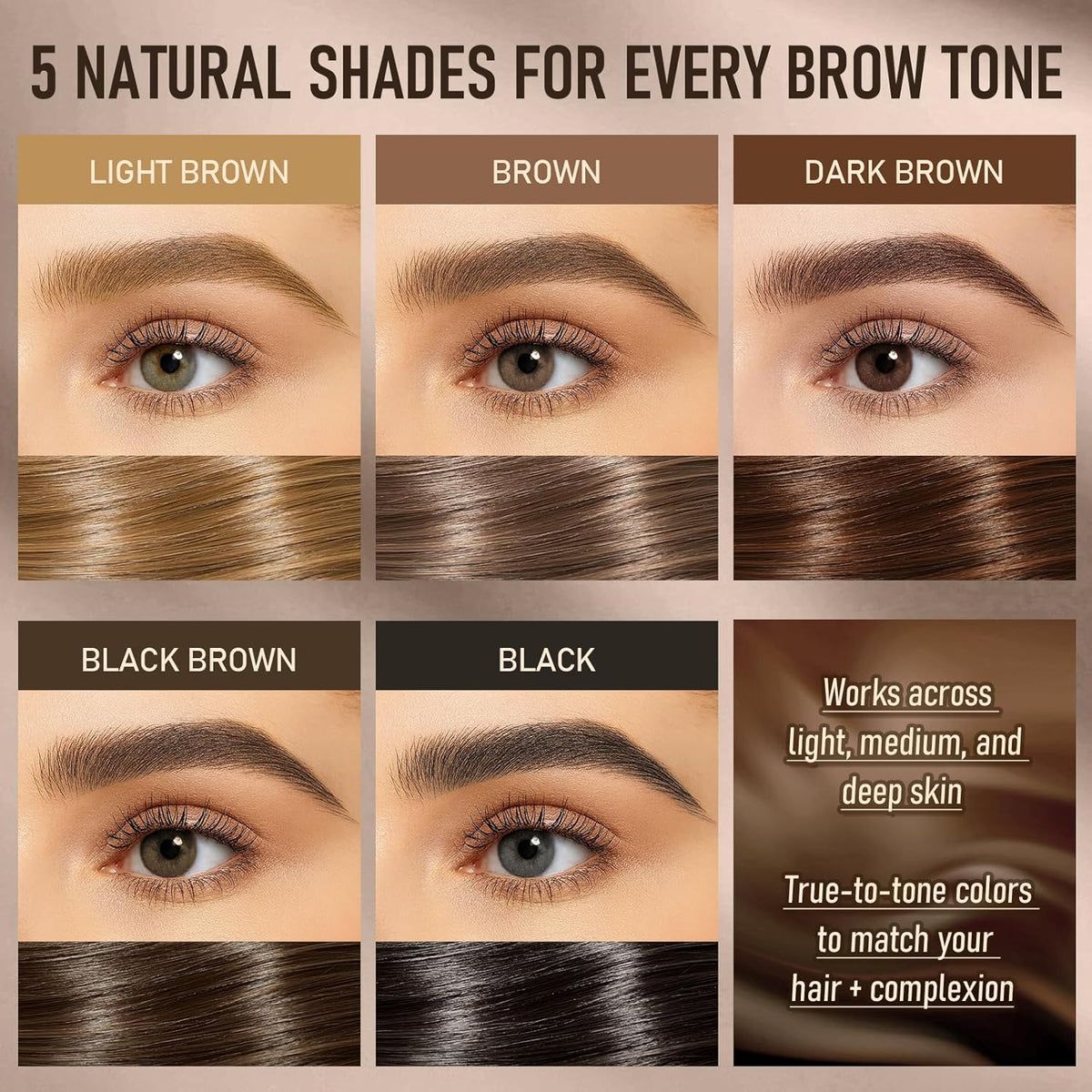 Dual-Ended Microblading Eyebrow Pencil for Women, 2 in 1 Liquid Eyebrow Pencil with Curved Tip and 4D Brow-Fection Microblading Pen, Shaped Fill HairLike Waterproof Lasting Eyebrows 04 Black Brown