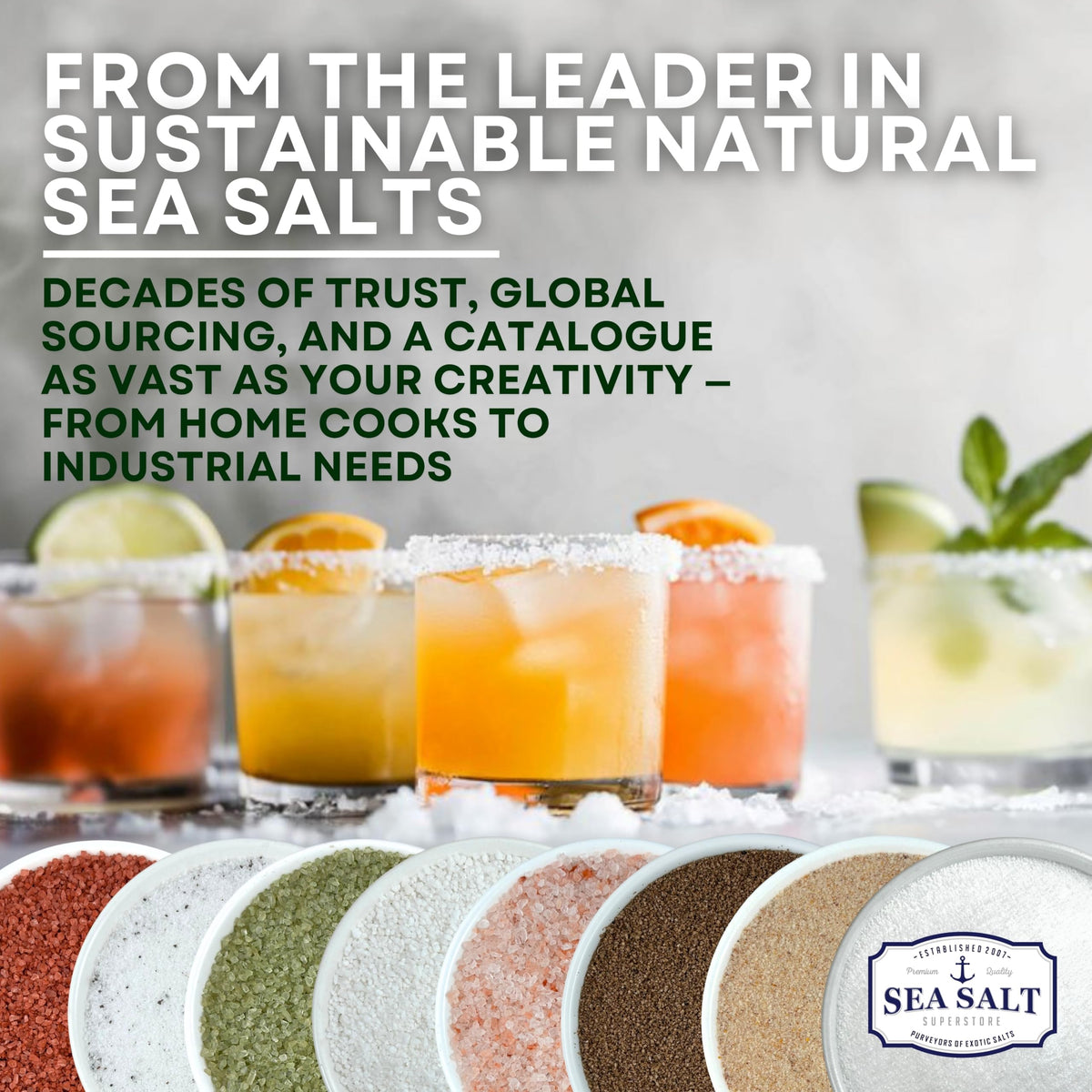 Margarita Lime Salt Garnishing, Natural Margarita Salt Flavored Ruddy Mary Garnishing for Cocktails, Garnishings for Drinks & Glassware, 6 oz Tub
