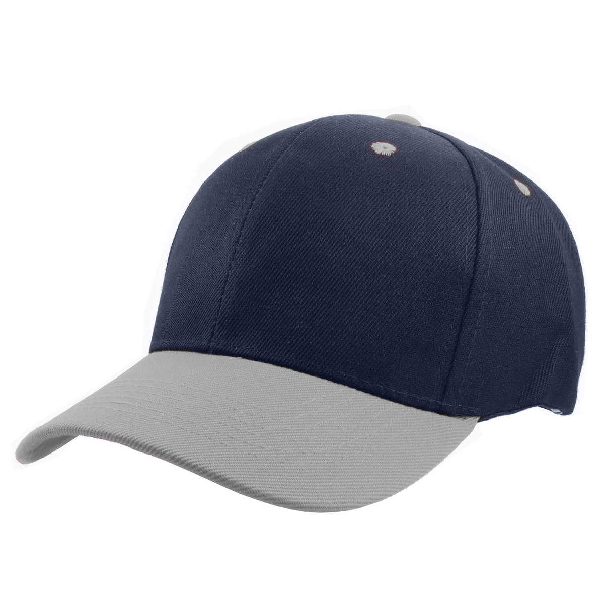 Gelante Adult Plain Baseball Cap Classic Adjustable Size for All Seasons. 20-001-NavyLtGray-1PC
