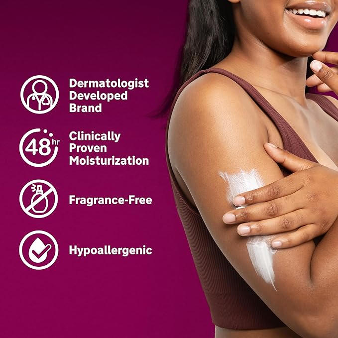 Lubriderm Advanced Therapy Fragrance Free Hand & Body Lotion + Pro-Ceramide, Intense Hydration for Itchy, Extra Dry, & Sensitive Skin, Non-Greasy, Hypoallergenic, Value Size, 32 fl. oz