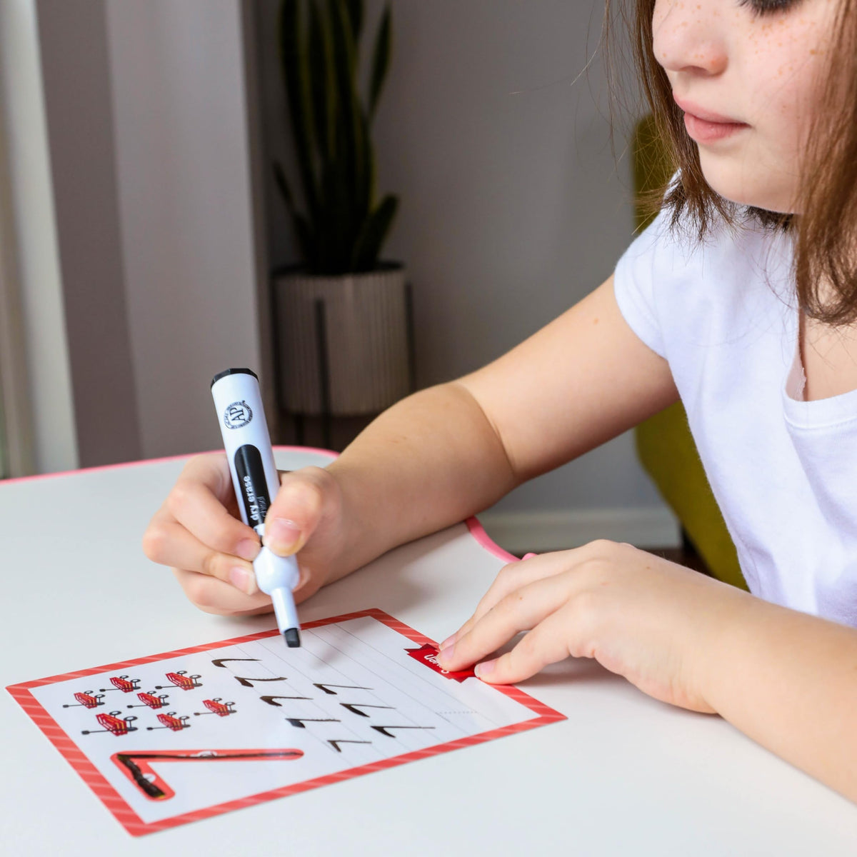Alphabet & Number Tracing Cards, Reusable, Dry Erase, Upper & Lower Case, 31 Large Reusable Cards, Repetitive Tracing Cards, Improve Writing Skills, Flash Cards