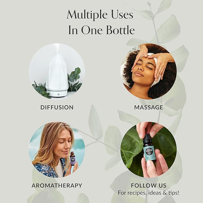 Edens Garden Essential Oils Breathe 6 Set – 100% Pure Therapeutic Grade, Natural Aromatherapy Blends for Sinus Relief, Stuffy Nose & Respiratory Support – Undiluted for Diffusers, 10 ml/ 6 Pack