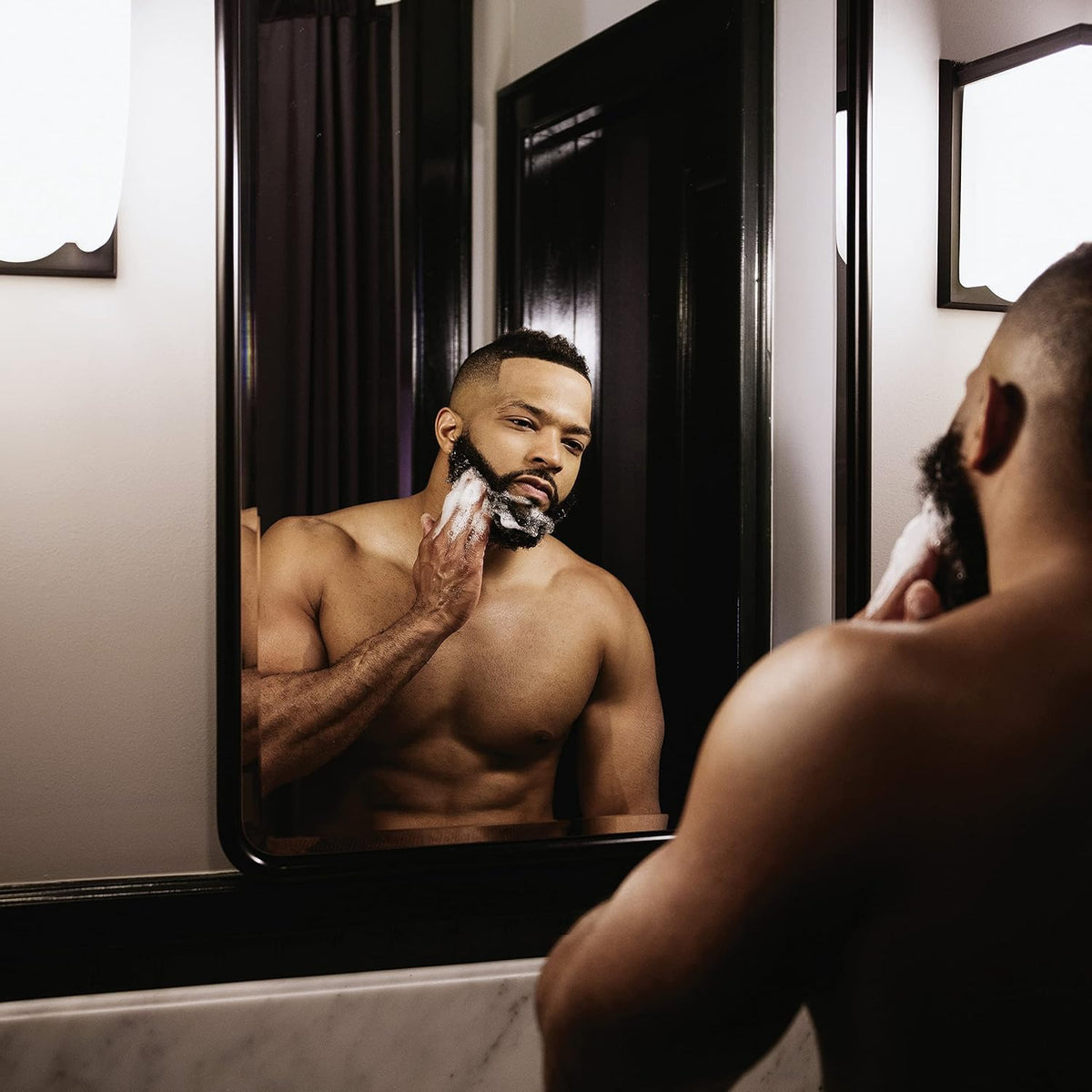 SheaMoisture Beard Wash for Full Beards - Maracuja Oil & Shea Butter to Deep Clean and Refresh - 6 oz