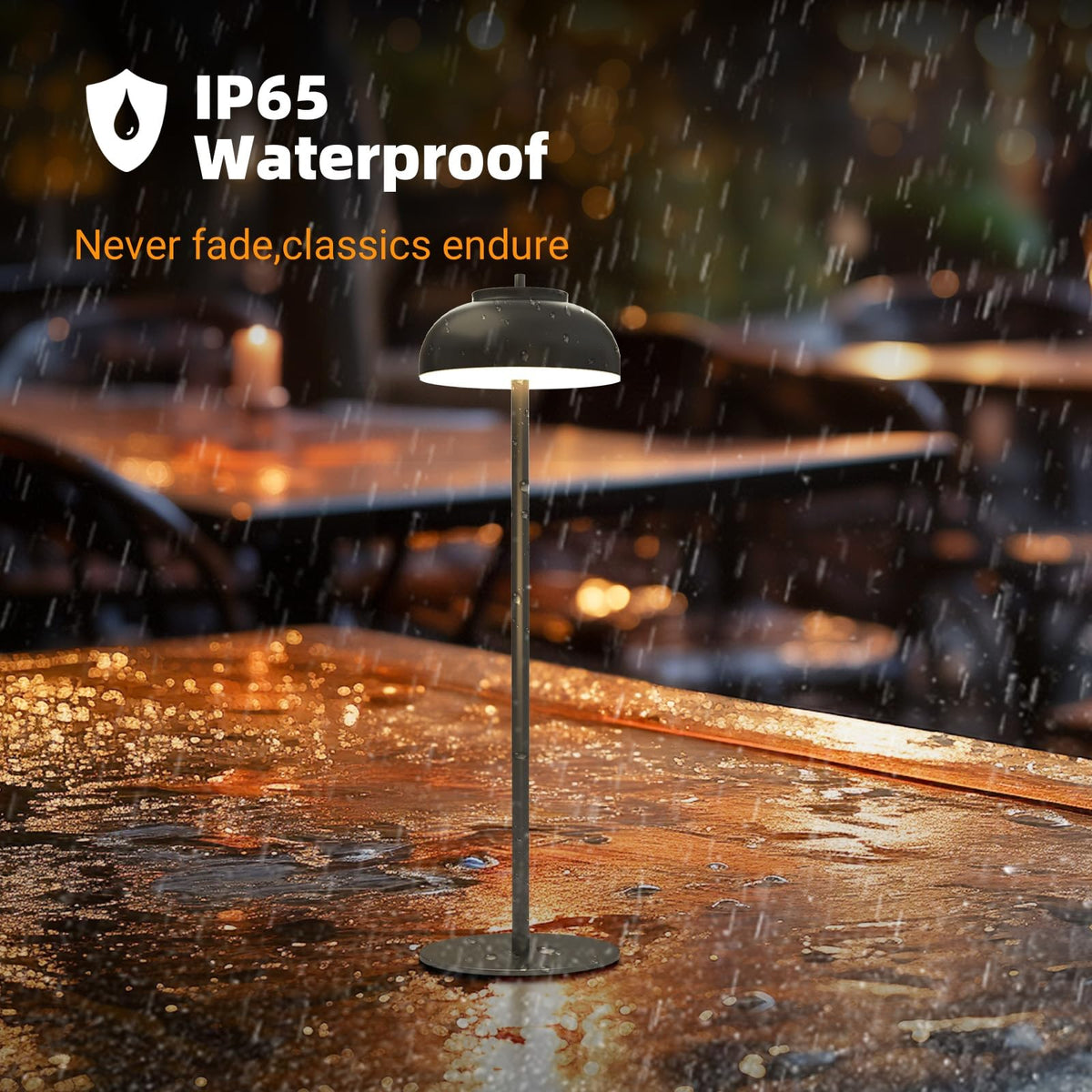 Moragin 2 Pack Led Cordless Table Lamps Rechargeable,Table Lights Battery Operated-IP65 Waterproof-for Outdoor Patio/Restaurants/Home/Dinner/Table Lighting-Touch Control & Dimmable
