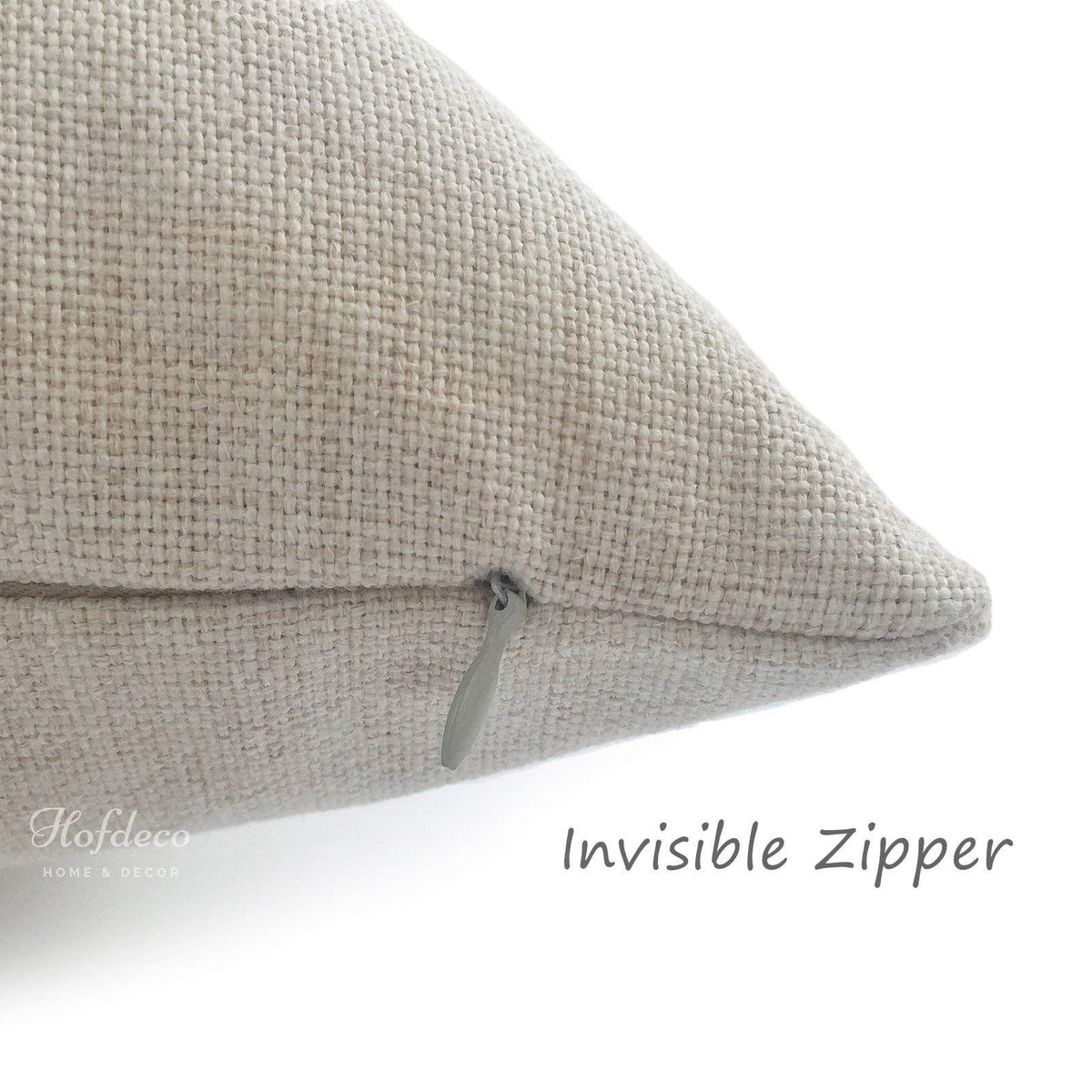 Hofdeco Lumbar Pillow Case Tan Grey His and Her Love Script HEAVY WEIGHT FABRIC Cushion Cover 12x20 (1Pc Tan Sweet Home)