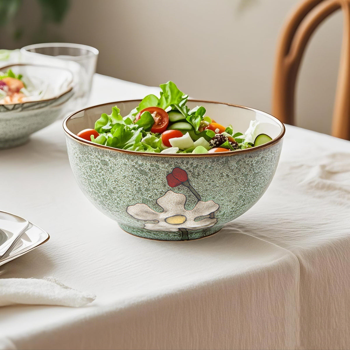 Gacoree Ceramic Bowls For Kitchen, 28 Oz Cereal Bowl, Soup Bowls for Salad, Pasta, Ramen Bowl Oven Safe Serving Bowls Set of 4
