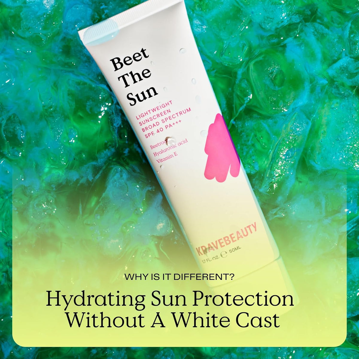 KraveBeauty Cleanse + Protect Duo, Contains Matcha Hydrating Cleanser + Beet The Sun, Gentle Face Wash & Chemical Non-Greasy SPF, Daily Skincare Essentials, Vegan & Cruelty Free, 4.05 fl oz 1.7 fl oz