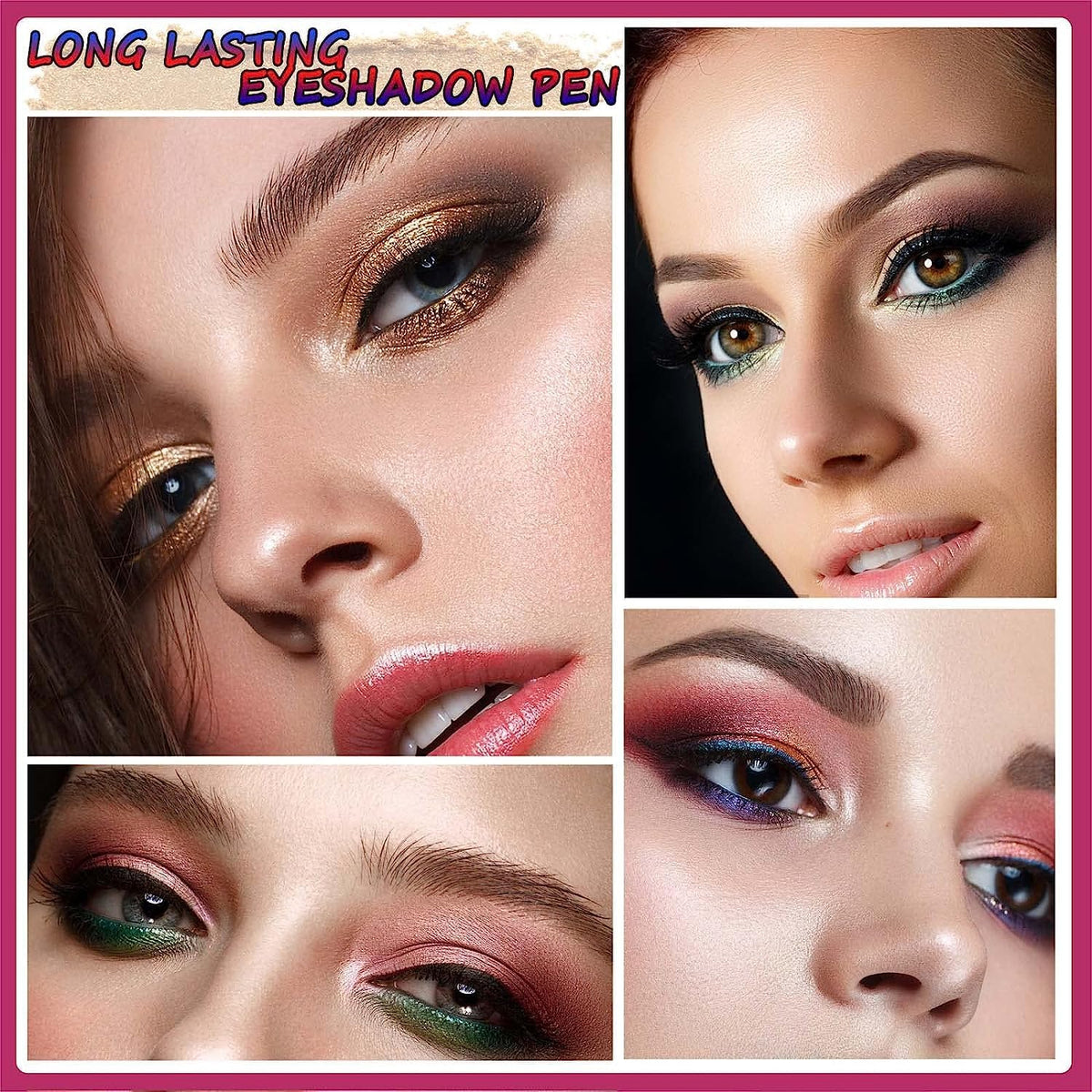 White Eyeshadow Stick Makeup, Cream Shimmer Eye Shadow Pencil, Hypoallergenic Waterproof Long Lasting Crayon, Smooth Glitter Primer Palette Eyeliner Make up