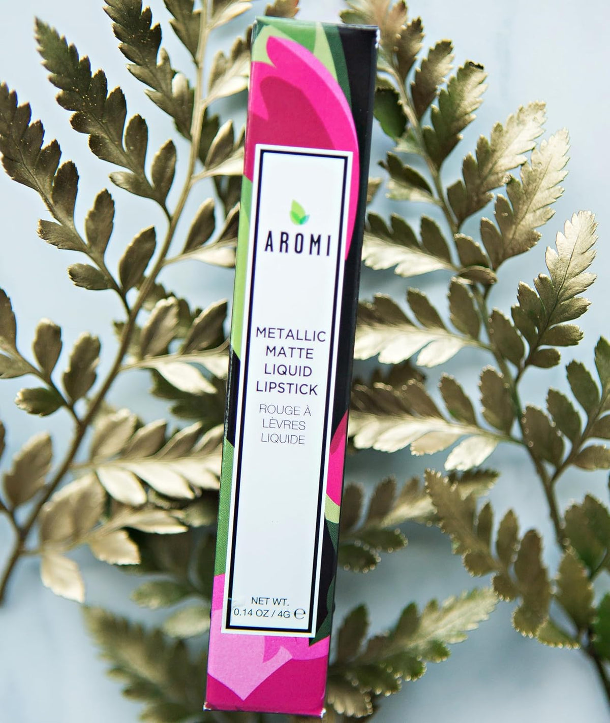 Aromi Metallic Liquid Lipstick | Chocolate Brown, Mahogany Bronze, Shimmery Finish, Vegan, Cruelty-free, Long-Lasting, Waterproof, Handmade (Teddy Bear)