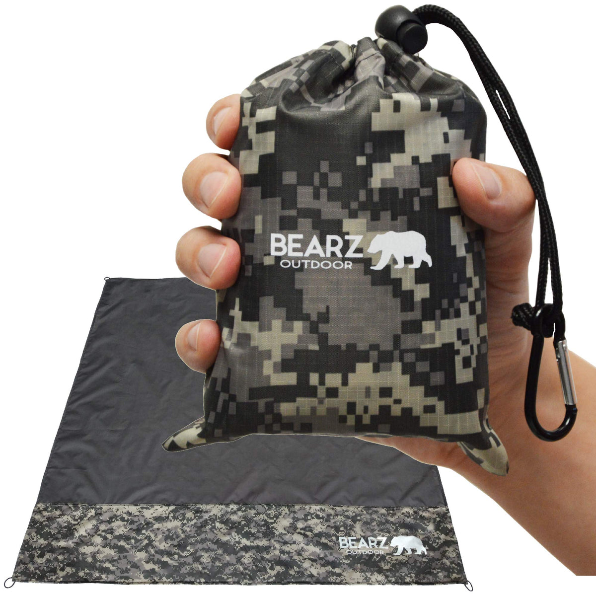 Pocket Blanket - Beach Blanket Waterproof Sandproof, Picnic Blankets Waterproof Foldable, Lightweight & Compact for Hiking, Camping, Travel, Festival Accessories