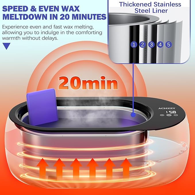 Paraffin Wax Machine for Hand and Feet - Paraffin Wax Bath 4500ml Paraffin Wax Warmer, Intelligent Heating for Fast Melting, Moisturizing Kit Auto-time and Keep Warm Paraffin Hand Wax Machine
