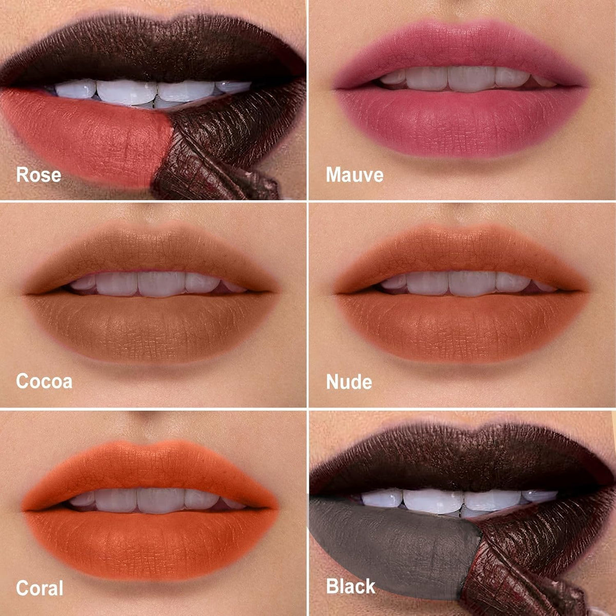 OETUIOW Lip Stain Peel Off, Lip Liner Moisturizing Long-Lasting & Waterproof, Transfer Proof & Plumping, Non-Stick Cup, Coral Color