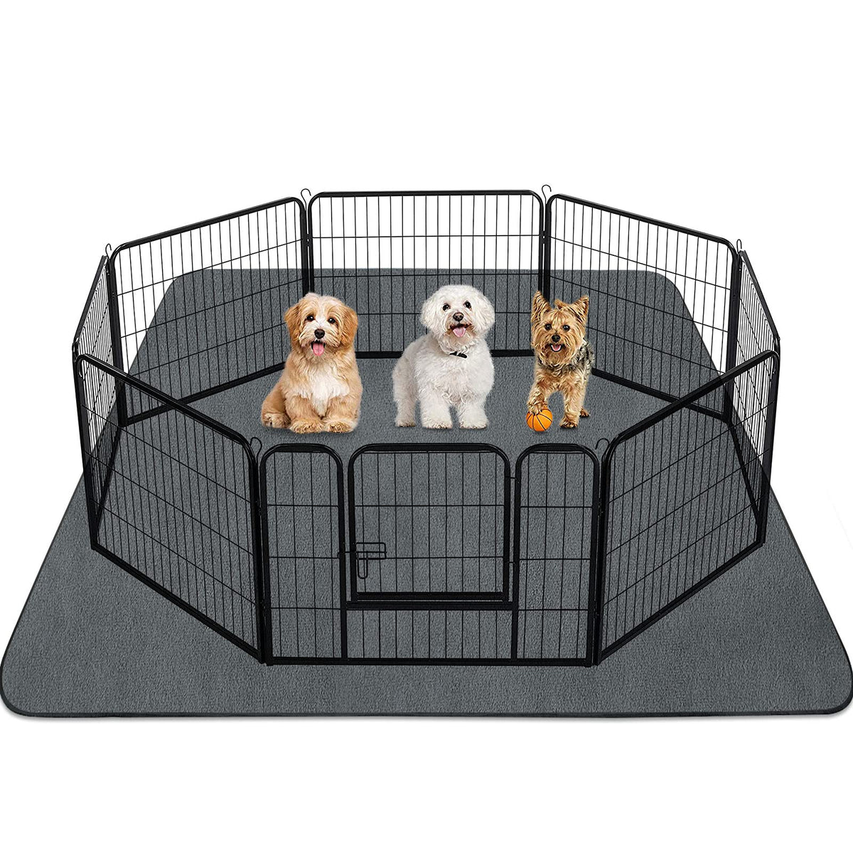 INVENHO Washable Pee Pads for Dogs 72"x72" Reusable Dog Pads Extra Large Upgrade Non-Slip Dog Pee Pads Heavy Absorbency Puppy Pee Pads Quick Dry Whelping Pads/Waterproof Puppy Training Pad