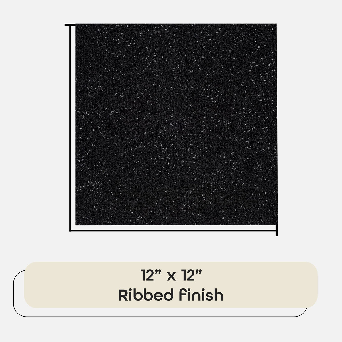 Nexus Self Adhesive 12-Inch Carpet Floor Tiles, 12 Tiles - 12" x 12", Jet Black - Peel & Stick, DIY Flooring for Kitchen, Dining Room, Bedrooms & Bathrooms by Achim Home Decor