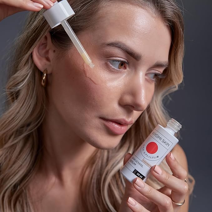 Bakuchiol Face Serum - Gentle Retinol Alternative with 5-ALA, Niacinamide - Anti-Aging Formula for Fine Lines, Wrinkles, Even Skin Tone - Vegan Facial Serum for All Skin Types - 1 Fl Oz