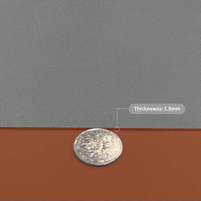 Dining Table Protector Pad for Dining Room Table - Can Be Used On Both Sides Waterproof and Easy to Clean Good Flatness Used for Dining Table(Brown+Gray 54x98)