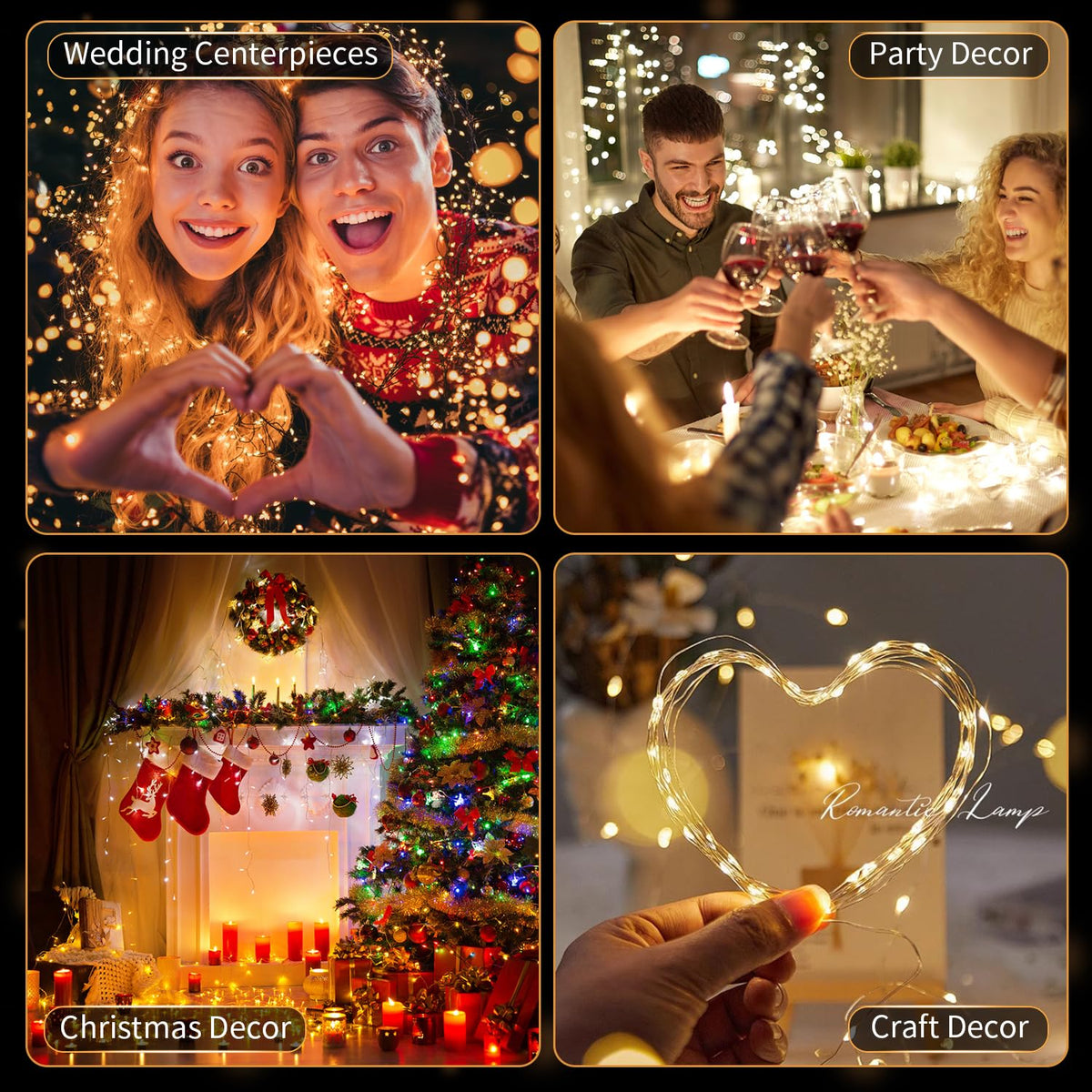 20 Pack LED Fairy Lights Battery Operated,3 Features Blinking Slowly Blinking & just on 7FT 20 LED Waterproof Mini Twinkle String Lights for Wedding Mason Jars Party Christmas Decorations(Warm White)