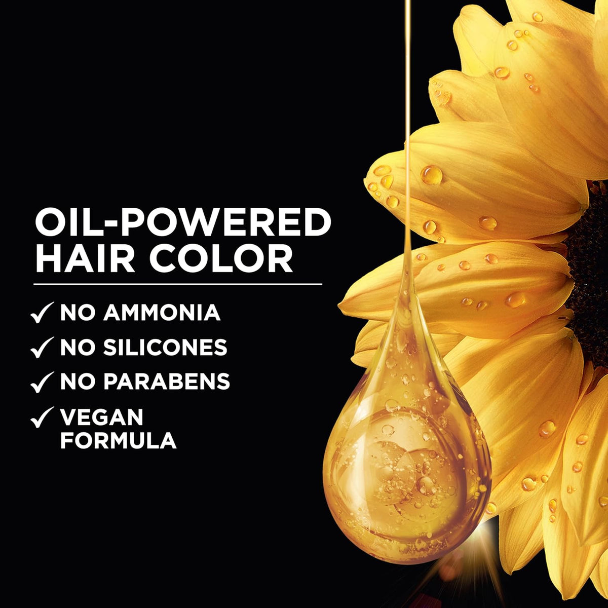 Garnier Hair Color Olia Ammonia-Free Brilliant Color Oil-Rich Permanent Hair Dye, 6.3 Light Golden Brown, 1 Count (Packaging May Vary)