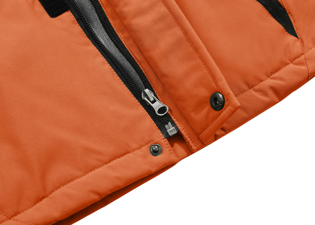 Spmor Boys Waterproof Ski Jacket Warm Coat Windproof Winter Snowboarding Jacket Lily Orange 8