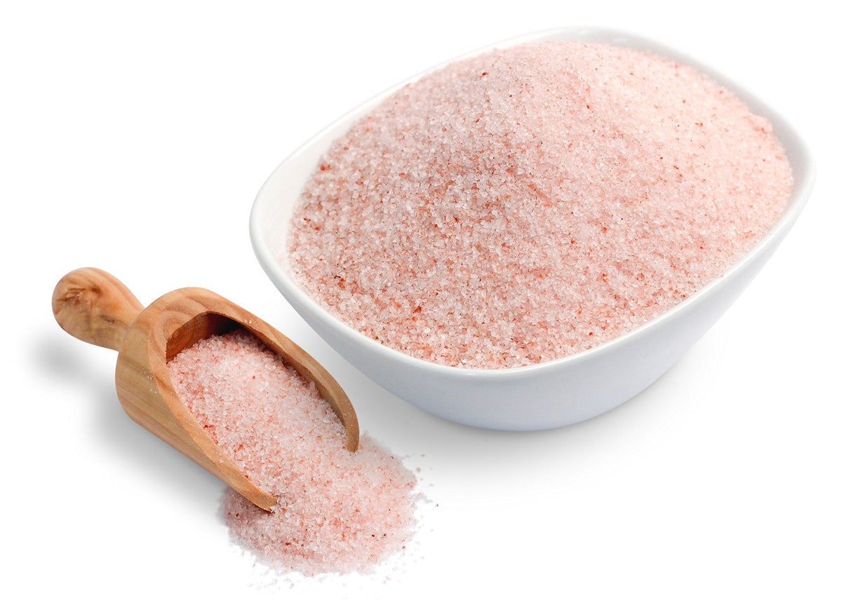 Black Tai Salt Co's (Food Grade) Kosher Finely Ground Authentic Himalayan Salt – Fine Grade 0.5-1mm 5 POUNDS Sealed Bag