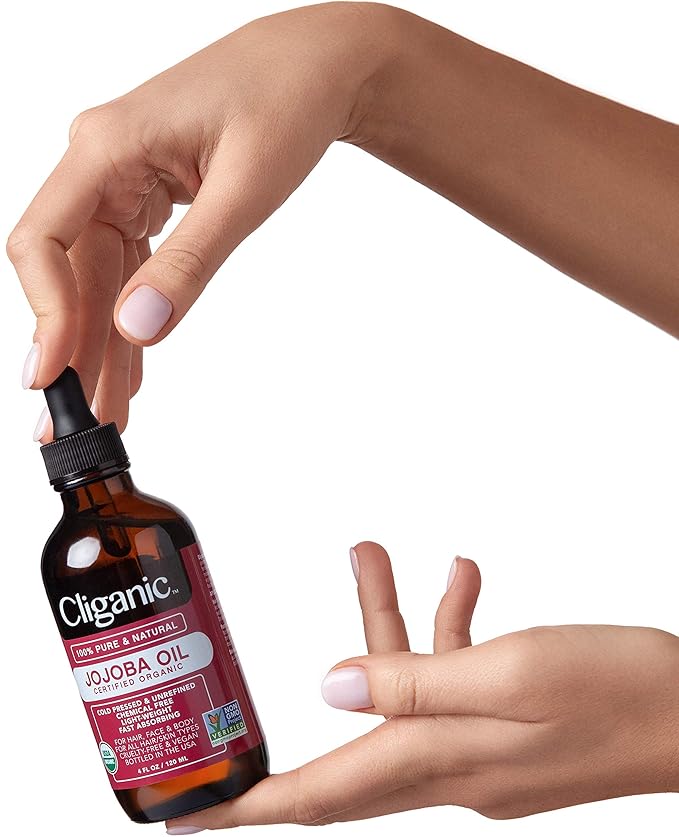 Cliganic Face Oil Trio: Vitamin E, Jojoba, Rosehip Oil