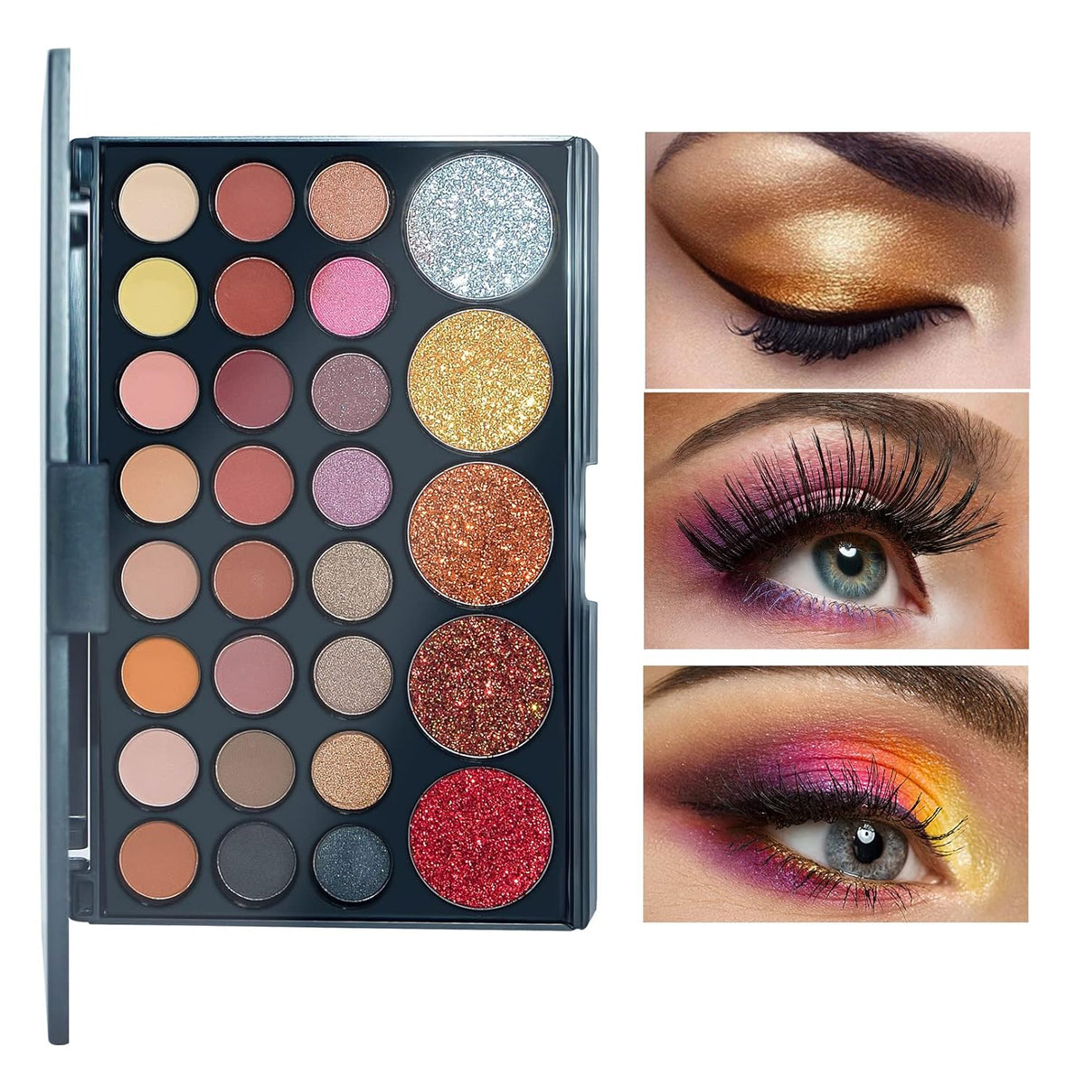 PHOEBE Makeup Set for Women Multi-Purpose Full Kit All-in-one Makeup Kit Include Eyeshadow Palette, Lip Gloss Set, Makeup Brush Set, Lipstick, Blush, Concealer, Mascara, Eyebrow Pencil …