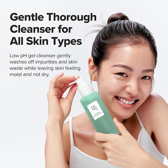 Beauty of Joseon Green Plum Refreshing Cleanser Gel Type Deep Pore Cleansing, Acne Face Wash, Blackhead Remover for All Skin Types, Korean Skincare 200ml, 6.76 fl.oz