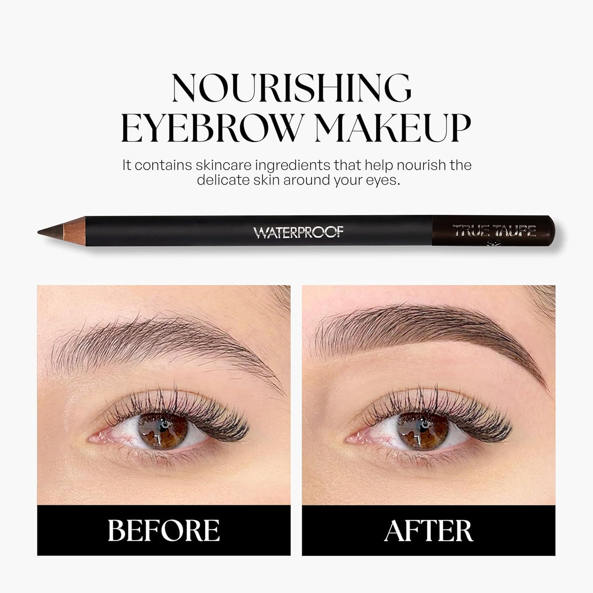 Sorme' Treatment Cosmetics Natural Definitive Waterproof Eyebrow Pencil, Rich Brown, 0.04 Ounce (Pack of 1)