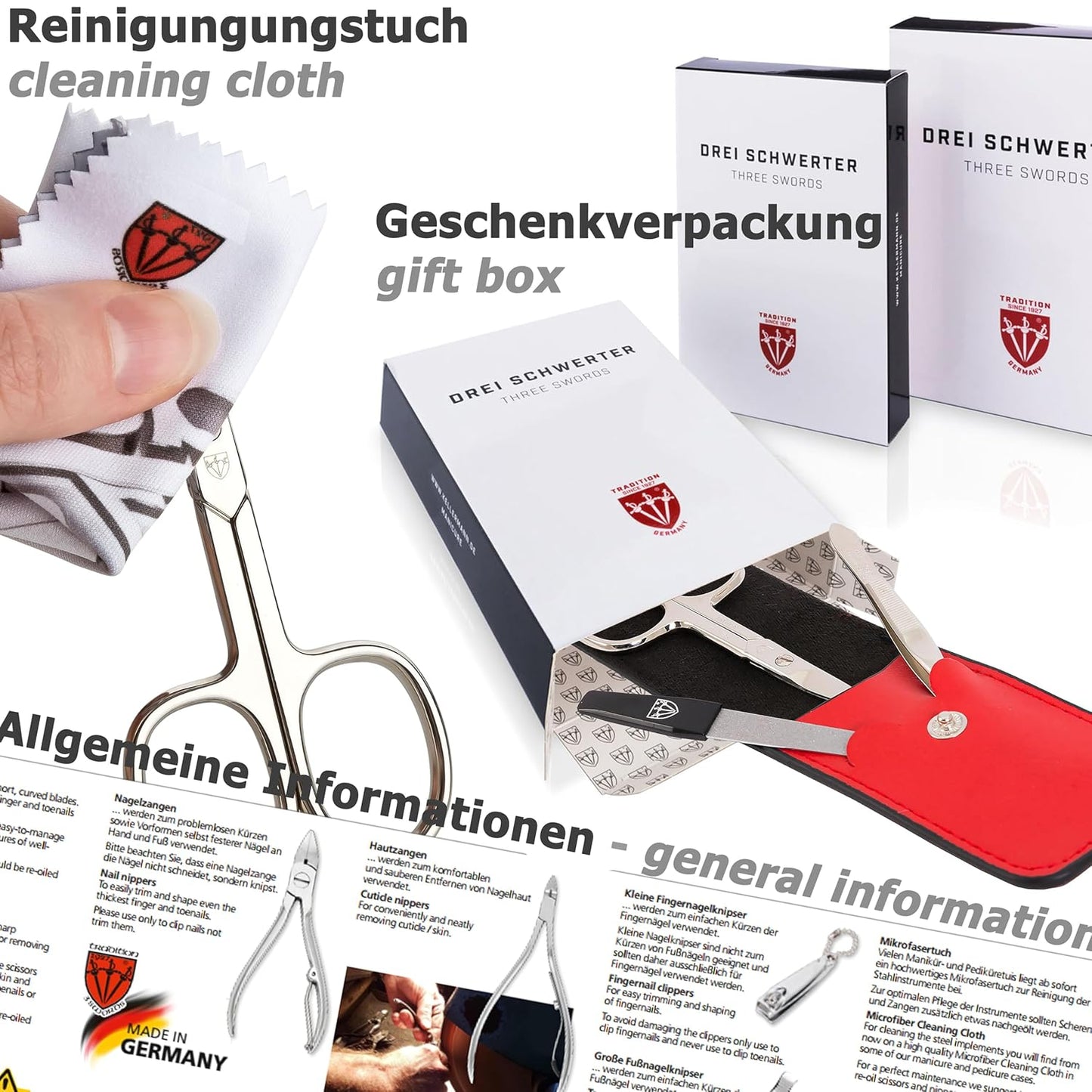 3 Swords Germany – manicure pedicure set kit (141)