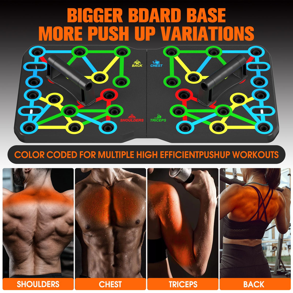 AERLANG Push Up Board, Portable 30-in-2 Workout Set for Push Up, Chest Fitness Equipment with Pilates Equipment & Ab Roller for Men & Women, Fat Burning Push Up Bar for Home Gym