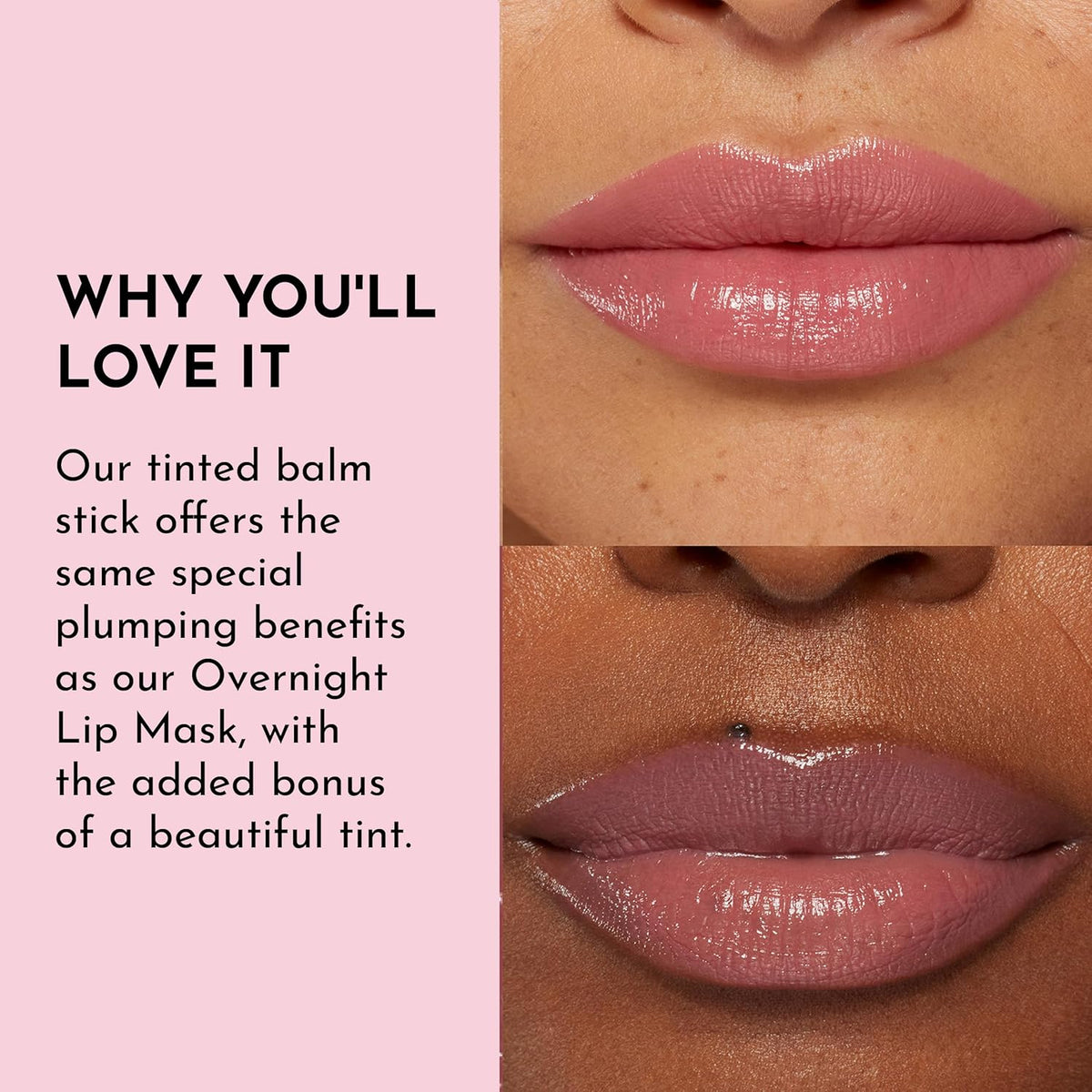 Lawless Forget the Filler Lip Plumping Line Smoothing Tinted Balm - Posey - Premium Tinted Lip Balm with Natural Ingredients to Plump and Smooth Lips for a Firmer, Fuller Look - 0.09 oz
