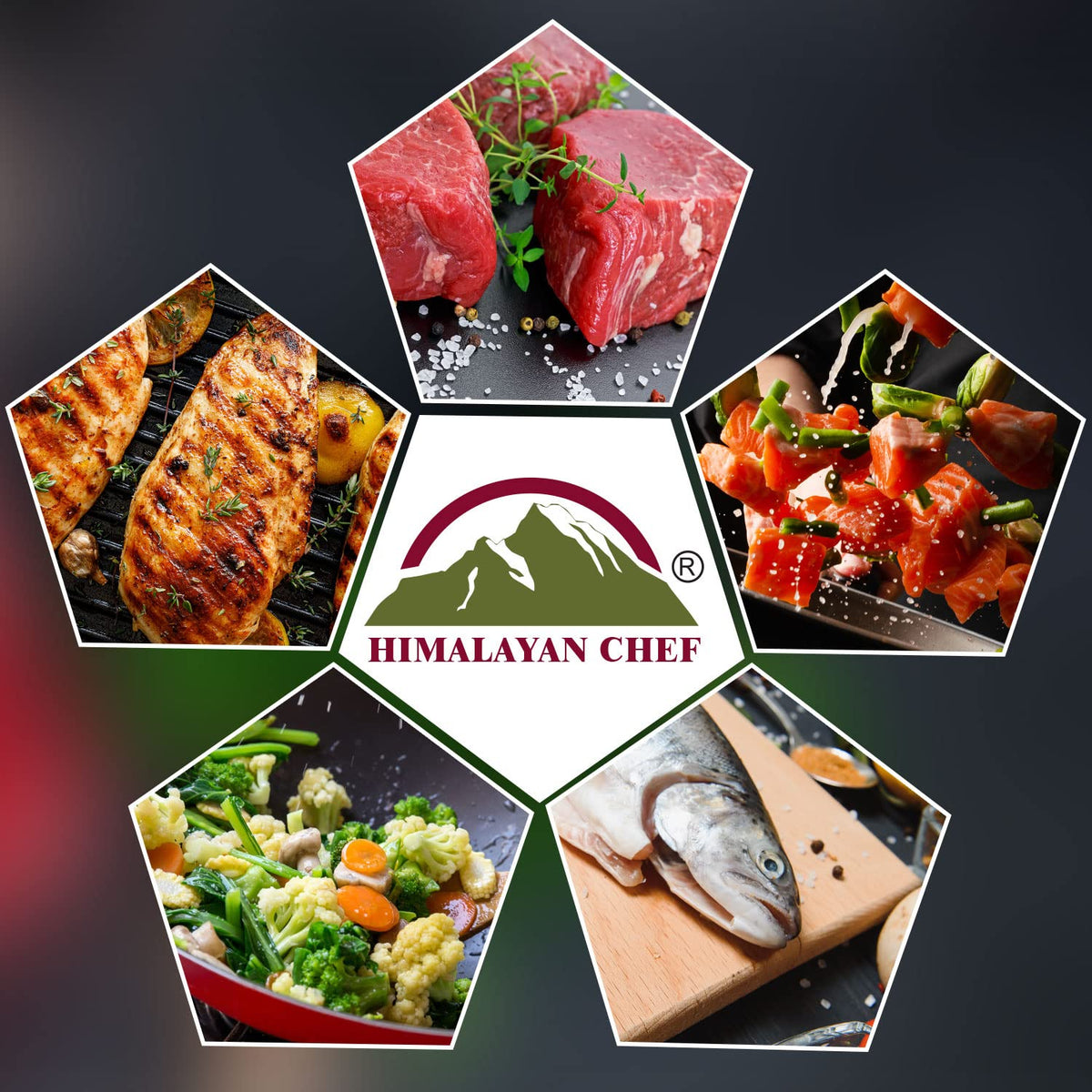 Himalayan Chef Pink Himalayan Salt, Extra Fine Grain - 8 Lbs