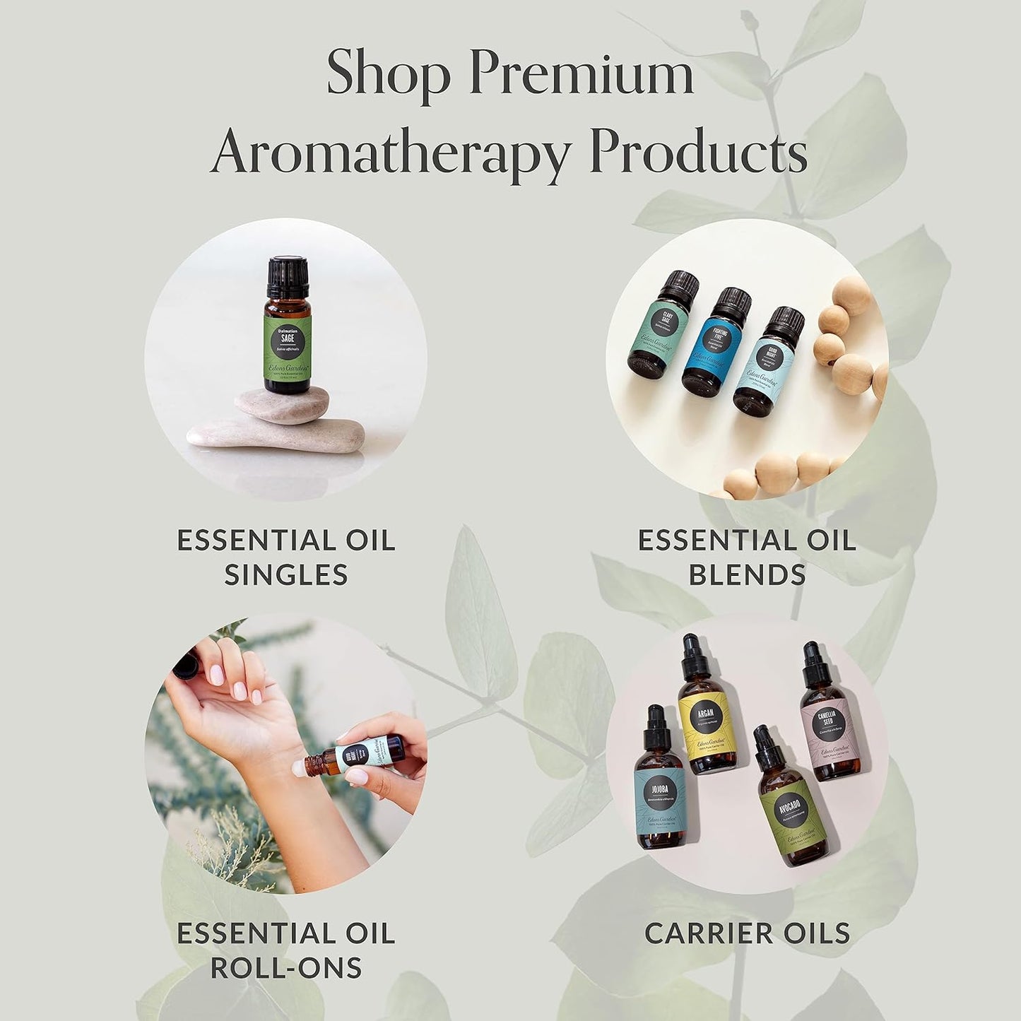 Edens Garden Tranquility Essential Oil Roll-On Blend- 100% Pure Premium Grade, Natural, Therapeutic, Aromatherapy, Kid & Skin Safe, The Best for Gifts, Relaxation Pre-Diluted 10 ml (.33 fl oz)