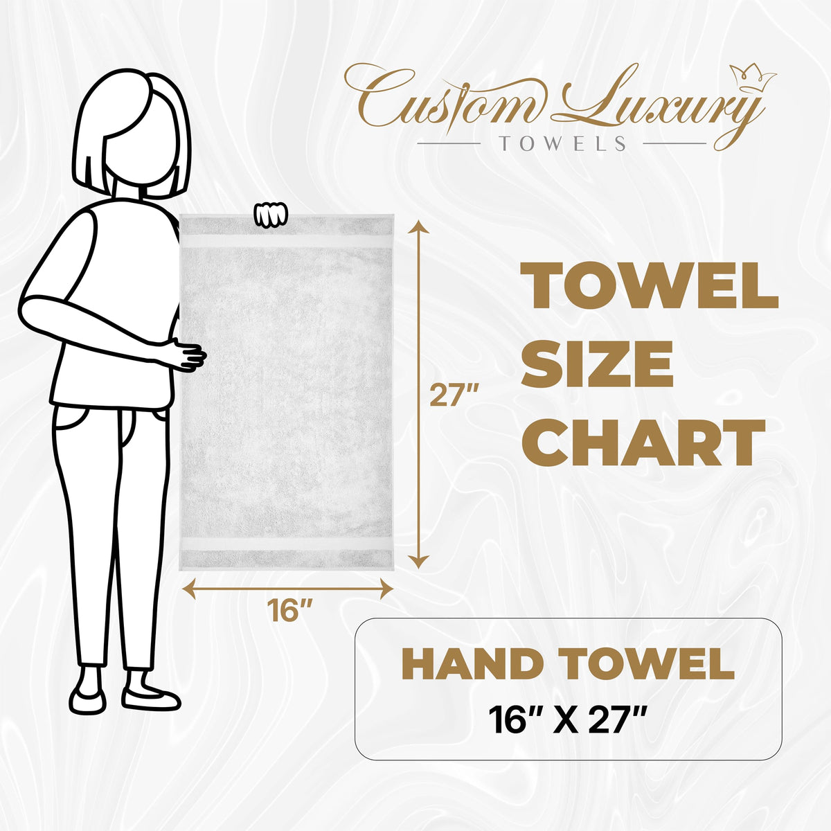 Custom Luxury Towels Monogrammed Hand Towels for Bathroom | Set of 2 | Genuine Turkish Towels | Choose Towel and Thread Color | A - Z | Monogrammed Towels with Embroidered Modern Font